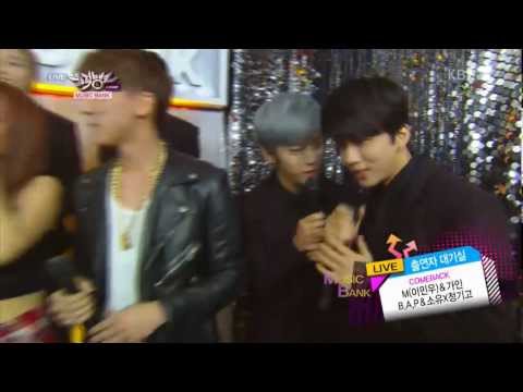 140207 Music Bank Backstage Interview  B A P