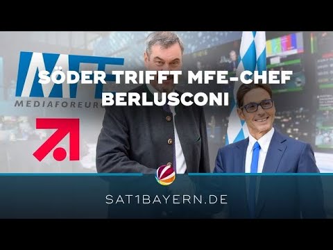 Bleibt München Medienstandort? Söder trifft MFE-Chef Pier Silvio Berlusconi