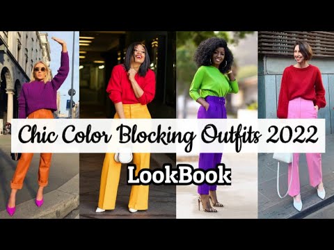 Inspiring Colour Block Outfits Ideas 2022 | Chic Color Blocking | LookBook Trends | THE TRENDY IDEAS
