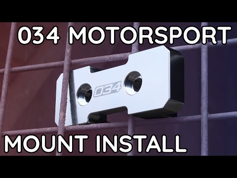 Audi S4 034 Transmission Mount Insert Install - MY FIRST MOD! - At The Wheel