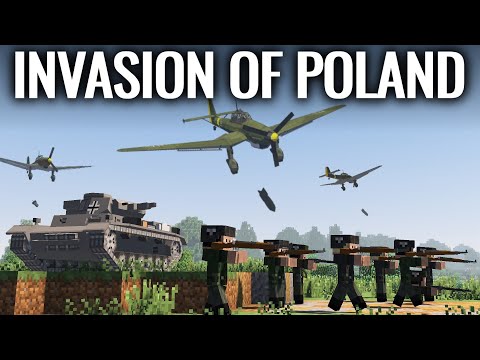 World War 2 in Minecraft -  INVASION OF POLAND