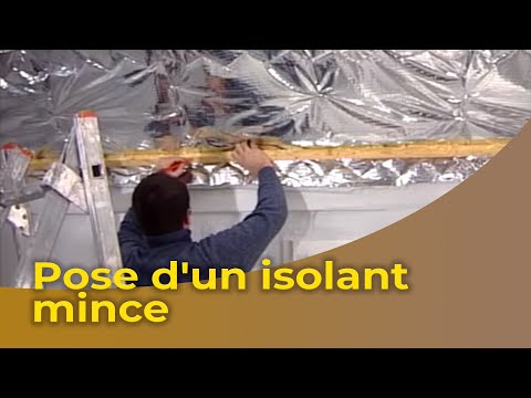 comment poser un isolant mince sur un mur