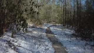 preview picture of video 'Mountain Bike Ride - Pisgah Forest, NC - 02/17/2013'