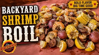 Backyard Shrimp Boil | Easy Cajun Seafood Feast
