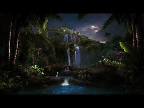 Hidden Oasis - Mystical Rainforest Ambience & Soothing Waterfall Sounds, 8H of Jungle Atmosphere