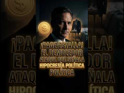 🚨 Page explodes! The devastating attack that exposes political hypocrisy #shorts