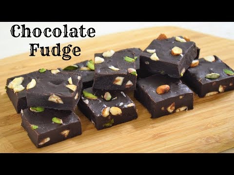 घर पर आसानी से 10 मिनट में बनाऐ सबकी फेवरेट चाकलेट - Homemade Easy Chocolate Fudge - Food Connection Video