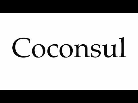 How to Pronounce Coconsul