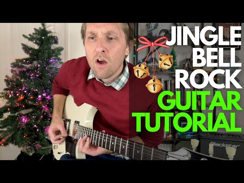 Jingle Bell Rock by Bobby Helms Guitar Tutorial - Guitar Lessons with Stuart!