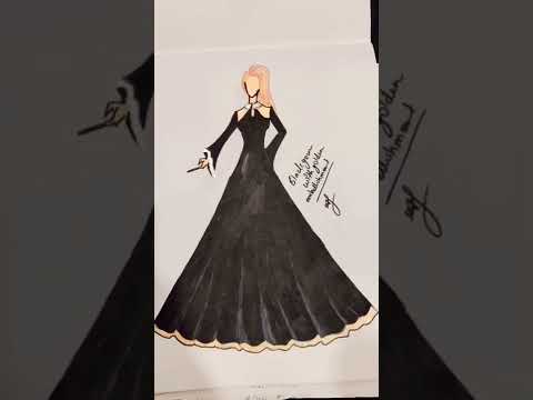 Black Velvet Flare Gown #elifmerchantcouture #trending #trending #shorts #fashion #velvet