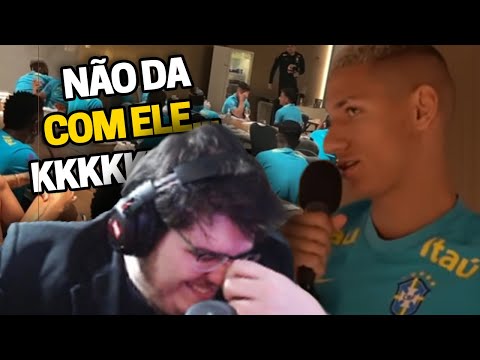 CASIMIRO REAGE AO TROTE DA SELEÇÃO BRASILEIRA NA COPA AMÉRICA | Cortes do Casimito