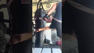Heavy bag 5 min rounds 1 min switch combos Thai