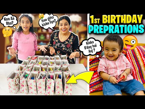 BIRTHDAY PREPARATION!🤩Rishabh ki 1st Birthday Party | Family Vlog | @SamayraNarulaandFamily