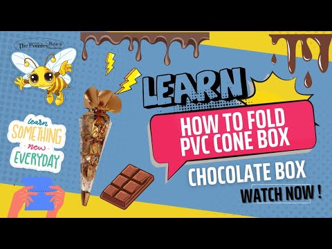 Learn How To Fold Cone PVC Chocolate boxes
