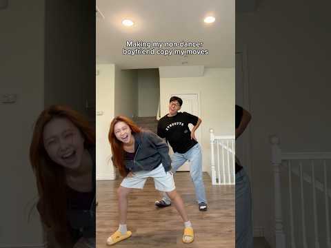 Making my non-dancer boyfriend copy my dance moves 🕺✨@danhshim
