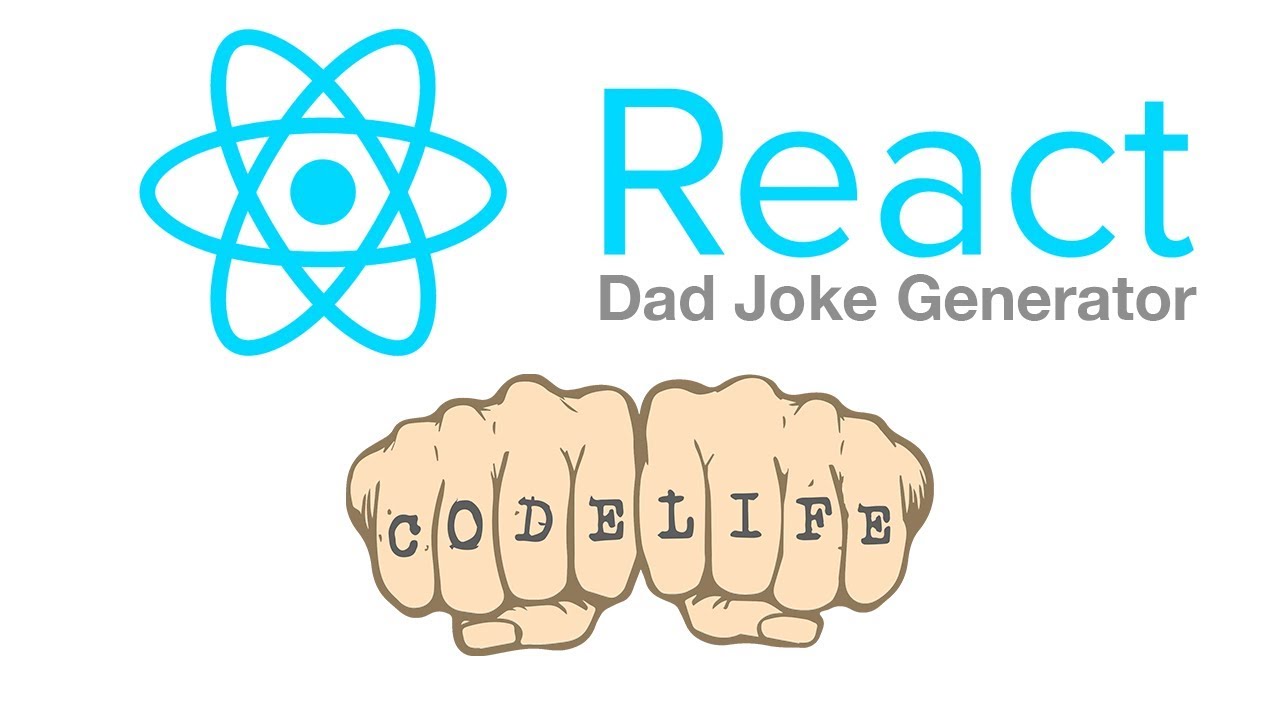 Create-React-App webapp tutorial using React JS Library to create a dad joke generator