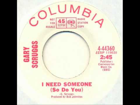 Gary Scruggs - I need someone (mod garage pop)