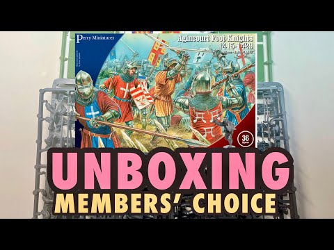 Let’s Look at Perry Agincourt Foot Knights | Plastic Miniature Review
