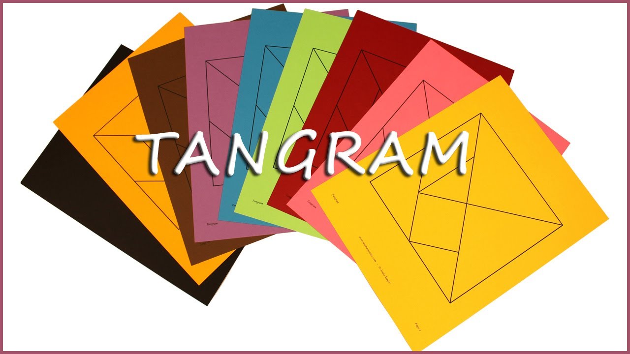 Printable Tangram Puzzles with solutions