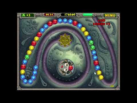Zuma Deluxe: Adventure Mode Part 1: Stages 1-3