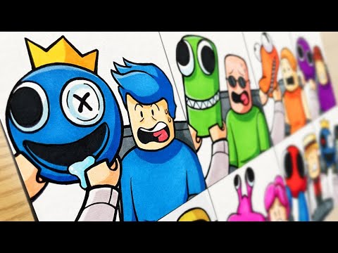 LES MEILLEURS COLORIAGE SUR RAINBOW FRIENDS !