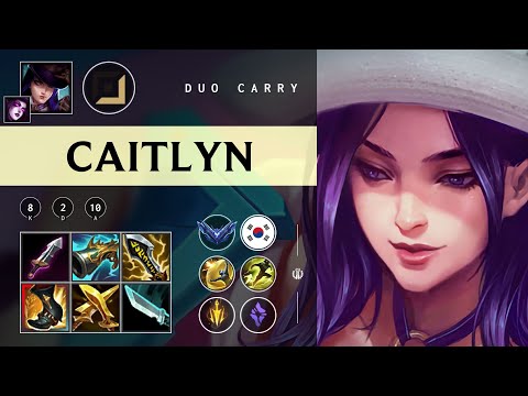 Caitlyn ADC vs Xayah - KR Diamond Patch 25.24