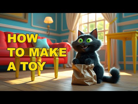 How to make a toy for a cat: meow-meow! | CAT ADVICE | CatDogHab