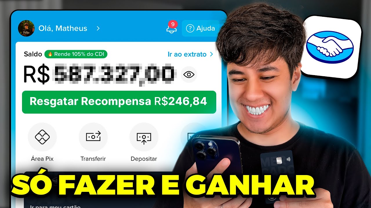 [2024 ATUALIZADO] 5 FORMAS DE GANHAR DINHEIRO COM MERCADO PAGO!