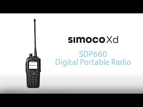 Simoco SDP660 DMR Portable Radio - Key Features