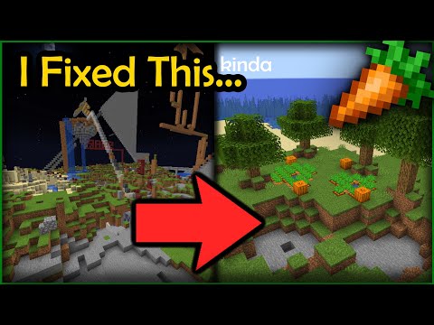 Green - I Fixed This Server's HORRIBLE SPAWN... (Minecraft Semi-Anarchy)