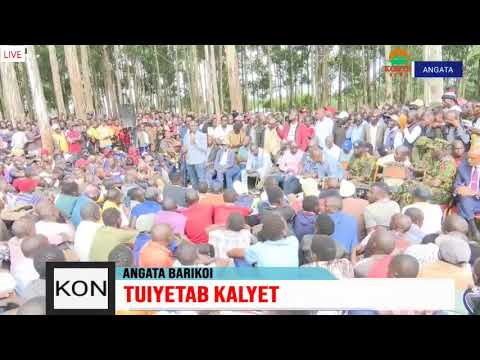 MORU KEMOI! SENATOR AARON CHERUIYOT ALMOST CRIED IN ANGATA BARIKOI.