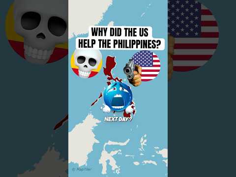 Why did the US help the Philippines fight Spain? #history
