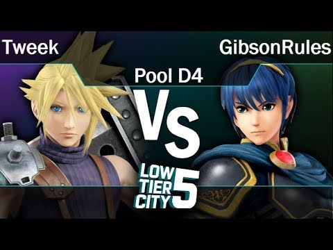LTC 5 - P1 | Tweek (Cloud) vs GibsonRules (Marth) Pool D4 - Smash 4