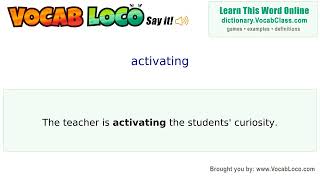 Video thumbnail for activating