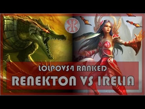 LoLPoV - Renekton vs Irelia - Top - Ranked Road to Challenger S4 - League of Legends