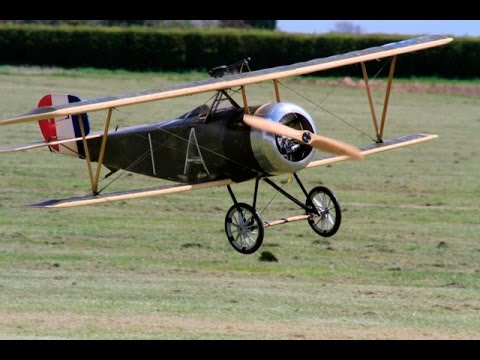 WW1 RC FIGHTERS DISPLAY - MULTIPLE AIRCRAFT FLYING AT LMA EAST KIRKBY MODEL SHOW - 2016