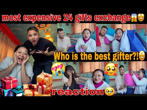 Most Expensive 24 Gifts Exchange 😱🎁 || Who Is The Best Gifter? 😍