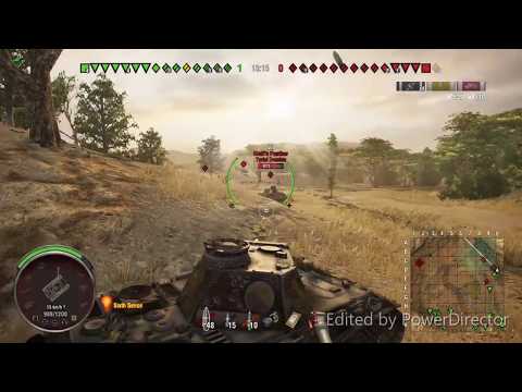 World of Tanks Console - Kraft Panther - Steppes - Mastery Ace Tanker - Monster Hunter Op Tank