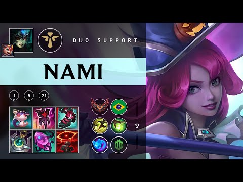 Nami Support vs Nautilus - BR Grandmaster Patch 25.22