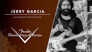 He says Haight Ashbury @ - Jerry Garcia Alligator Stratocaster | Dream Factory | Fender