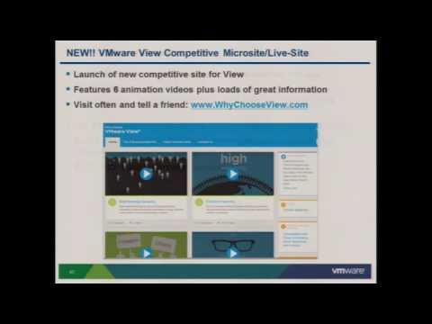 VMworld 2012 Session EUC1305: What's New and What's Next for VMware View?