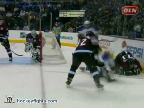 Jeff Hoggan vs Patrice Brisebois Jan 9, 2006