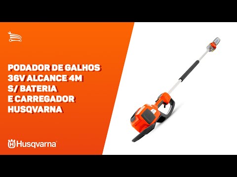 Podador de Galhos 36V Alcance 4m sem Bateria e Carregador - Video