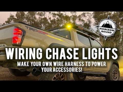 Building a WIRE HARNESS for my Baja Designs CHASE LIGHTS!