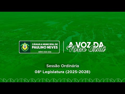 25ª Sessão Ordinária | 14/09/2026 (08ª Legislatura 2025-2028)