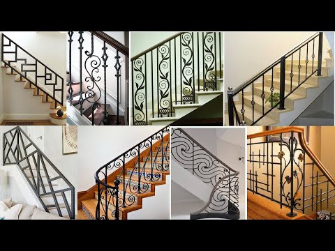 Metal stair railing design ideas  / Metal stair grill design ideas
