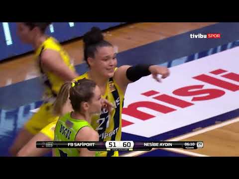 KBSL Playoff Yarı Final Özet | Fenerbahçe Safiport 73-71 Nesibe Aydın