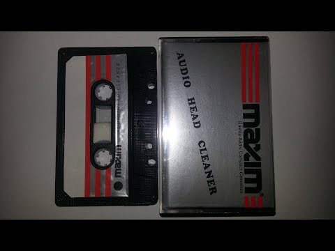 My Maxim Audio Head Cleaner Compact Cassette Product Review Part 1