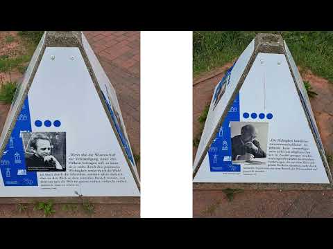 Besuch des Heisenberg-Denkmals auf Helgoland