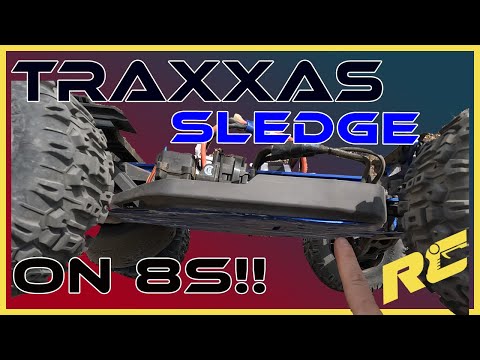 Traxxas Sledge on 8S.  How did it do?